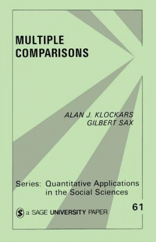 Kniha Multiple Comparisons Alan J. Klockars