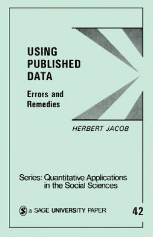 Knjiga Using Published Data Herbert Jacob