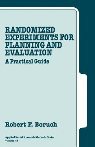 Buch Randomized Experiments for Planning and Evaluation Robert F. Boruch