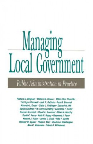 Boek Managing Local Government Richard D. Bingham