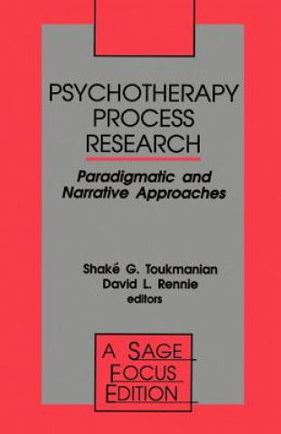 Kniha Psychotherapy Process Research Shake G. Toukmanian