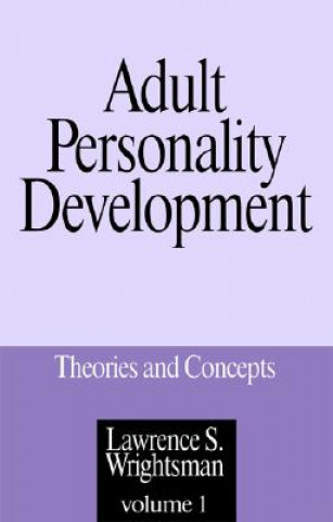 Book Adult Personality Development Lawrence S. Wrightsman