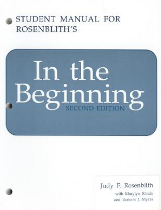 Kniha In the Beginning Judy F. Rosenblith