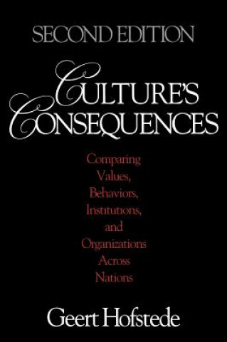 Kniha Culture's Consequences Geert Hofstede