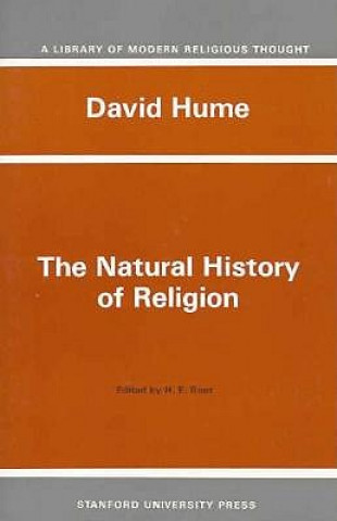 Kniha Natural History of Religion David Hume
