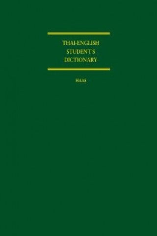 Книга Thai-English Student's Dictionary Mary R. Haas