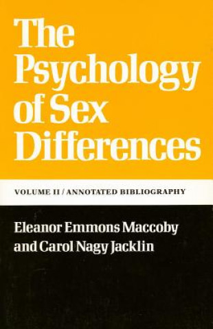 Libro Psychology of Sex Differences Eleanor E. Maccoby