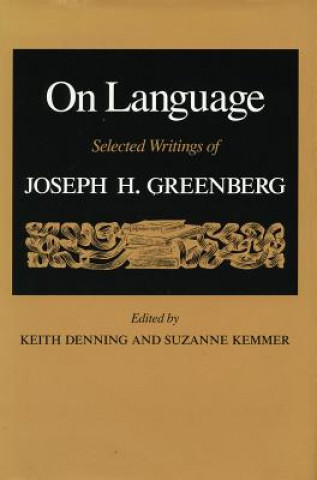 Book On Language Joseph H. Greenberg