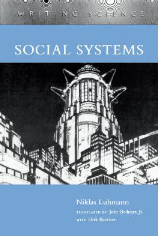 Kniha Social Systems Niklas Luhmann