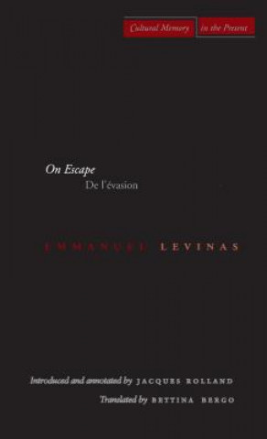 Book On Escape Emmanuel Lévinas