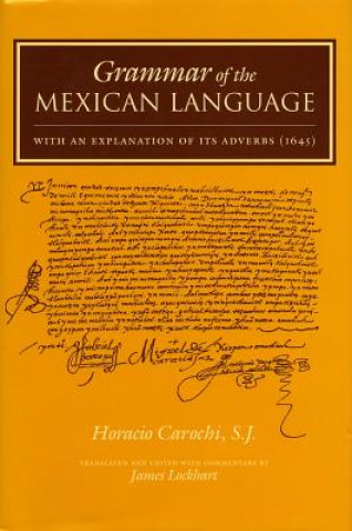 Carte Grammar of the Mexican Language S.J.Horacio Carochi