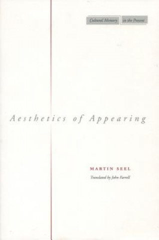 Buch Aesthetics of Appearing Martin Seel