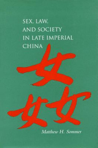 Kniha Sex, Law, and Society in Late Imperial China Matthew H. Sommer