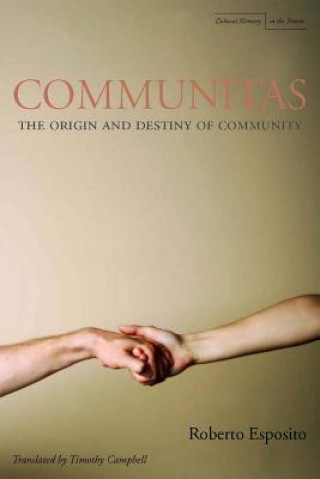 Könyv Communitas Roberto Esposito