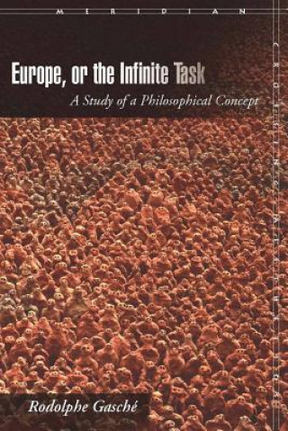 Book Europe, or The Infinite Task Rodolphe Gasche