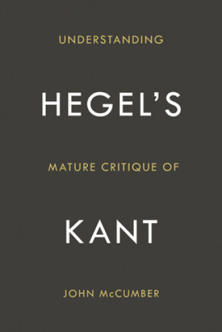 Kniha Understanding Hegel's Mature Critique of Kant John McCumber