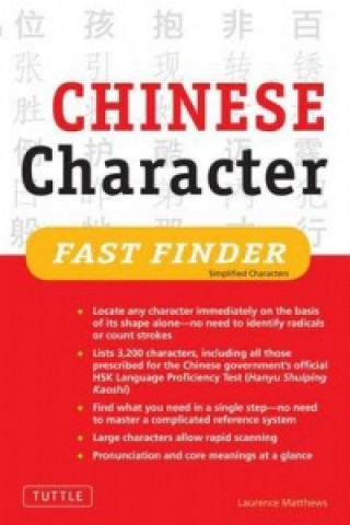 Könyv Chinese Character Fast Finder Laurence Matthews