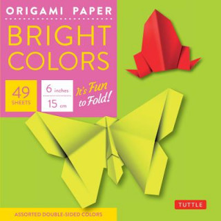 Naptár/Határidőnapló Origami Paper - Bright Colors - 6" - 49 Sheets 