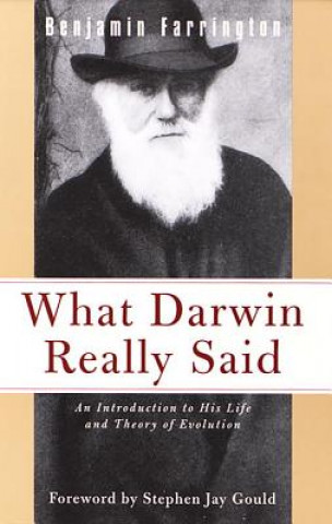 Книга What Darwin Really Said Benjamin Farrington