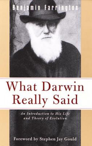 Libro What Darwin Really Said Benjamin Farrington