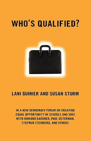 Könyv Who's Qualified? Susan Sturm