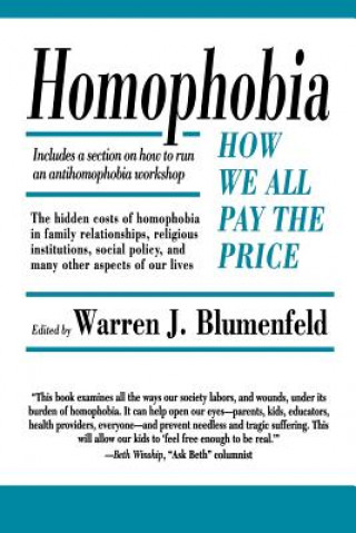 Kniha Homophobia Warren J. Blumenfeld
