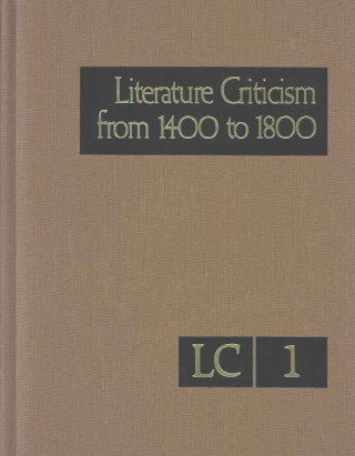 Kniha Literature Criticism from 1400-1800 Dennis Poupard