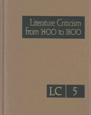 Kniha Literature Criticism from 1400 to 1800 James E. Person