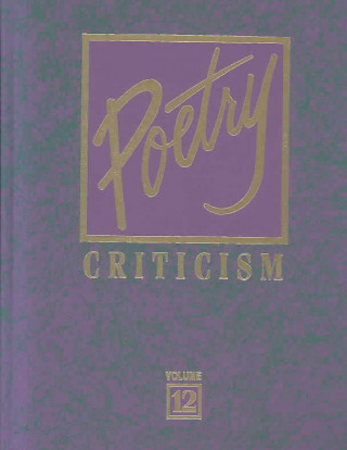 Könyv Poetry Criticism Jane Kosek