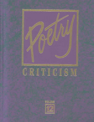 Kniha Poetry Criticism Jane Kosek