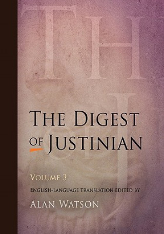 Książka Digest of Justinian, Volume 3 