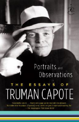 Kniha Portraits And Observations Truman Capote