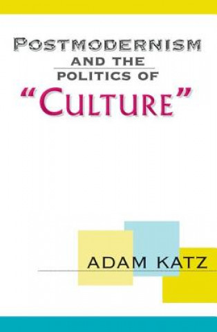 Kniha Postmodernism And The Politics Of 'Culture' Adam Katz