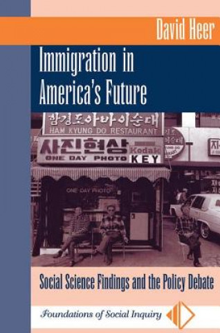 Kniha Immigration In America's Future David M. Heer