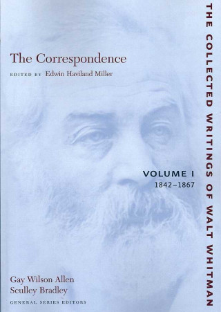 Książka Correspondence: Volumes I-VI Walter Whitman