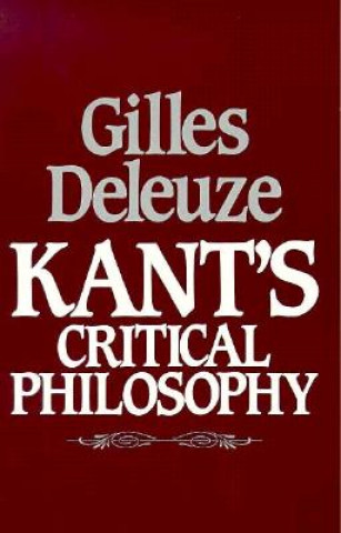 Carte Kant's Critical Philosophy Gilles Deleuze