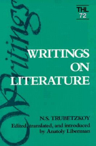 Kniha Writings On Literature Nikolay Sergeyevich Trubetzkoy