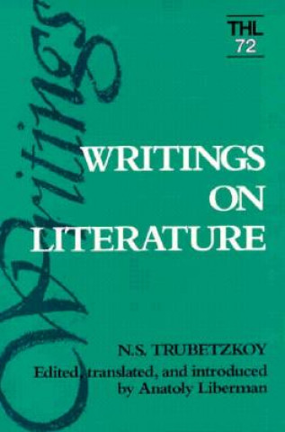 Libro Writings On Literature Nikolay Sergeyevich Trubetzkoy