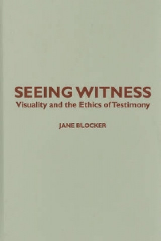 Livre Seeing Witness Jane Blocker