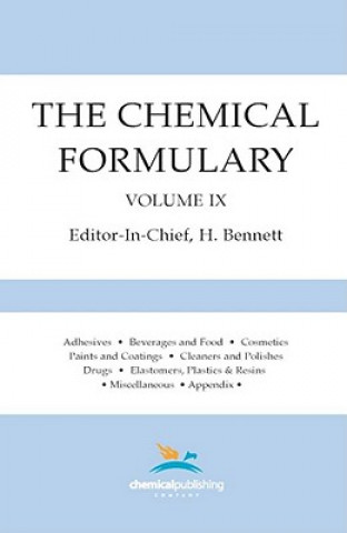 Carte Chemical Formulary, Volume 9 H. Bennett