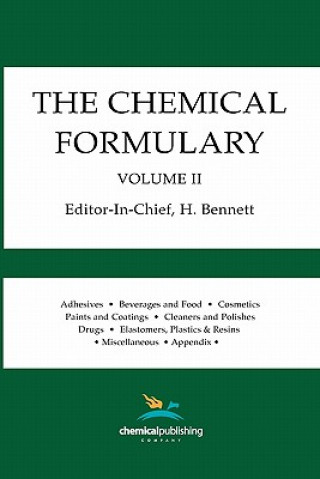 Carte Chemical Formulary, Volume 2 H. Bennett
