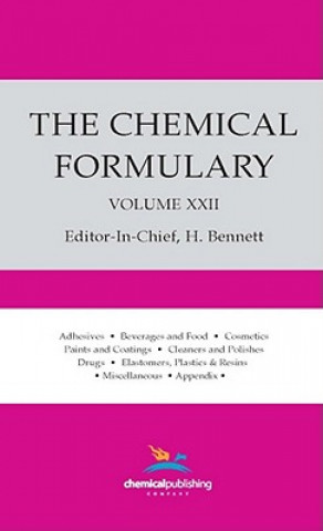 Carte Chemical Formulary, Volume 22 H Bennett