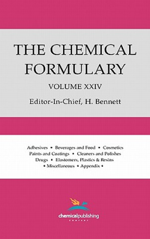 Carte Chemical Formulary, Volume 24 H. Bennett