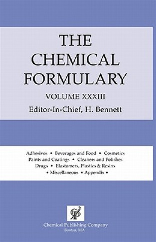 Kniha Chemical Formulary H. Bennett