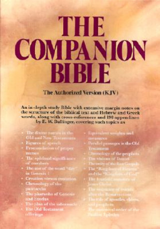 Könyv Companion Bible (Black)Bonded Leather E W Bulling