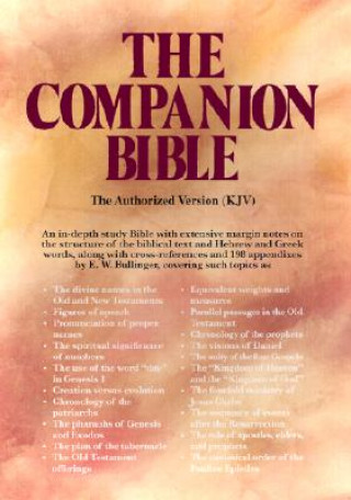 Carte Companion Bible (Black)Bonded Leather-Indexed E W Bulling