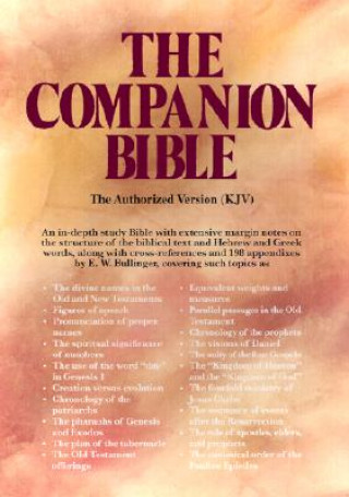 Книга Companion Bible (Black)Bonded Leather-Indexed E W Bulling