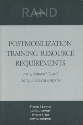 Książka Postmobilization Training Resource Requirements Thomas F. Lippiatt