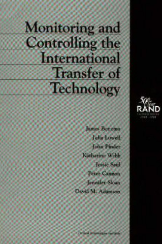 Kniha Monitoring and Controlling the International Transfer of Technology James Bonomo