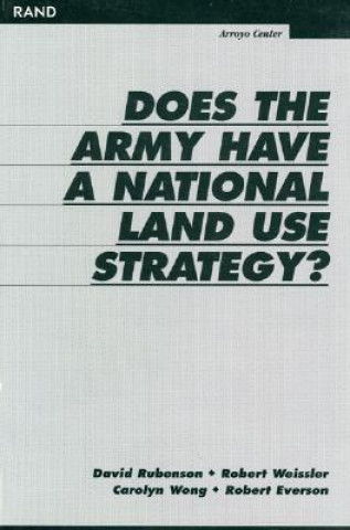 Könyv Does the Army Have a National Land Strategy? David Rubenson